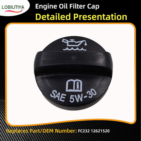 12621520 Engine Oil Fill Cap Compatible with GM Pontiac Saturn Chevrolet Buick GMC 2.0L / 2.4L OE# FC232 12621520 Engine Oil Filler Cap...