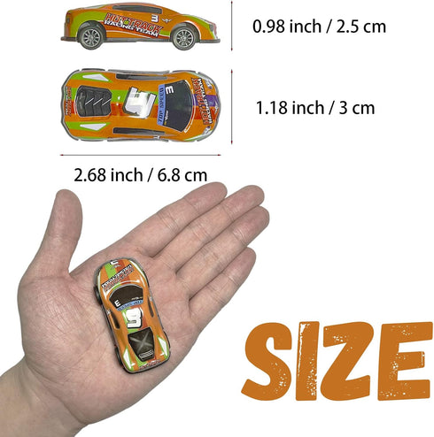 24 Pcs Mini Pull Back Cars 2.7 Inch Race Cars Vehicles Toy Set for Boys Girls Toddlers 3,4,5 Years Old Easter Gifts for Kids...