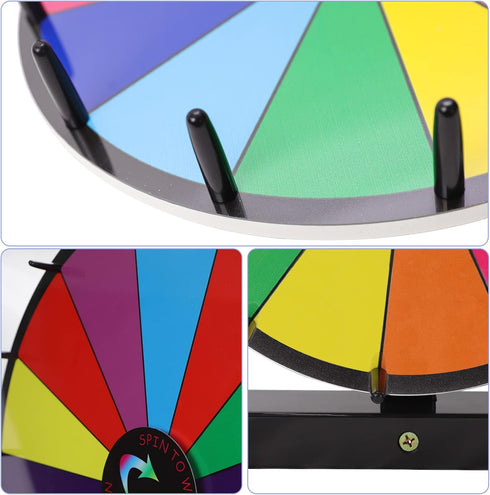 Prize Wheel Pegs & Red Pointer Replacement Kit Prize Wheel Replacement for Trade Show Carnival Party Pub...