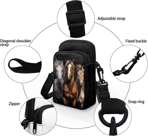Toddler Crossbody Bag Kids Messenger Bag Over Shoulder Purse...