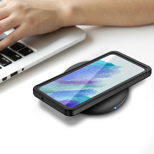 Lanhiem Samsung Galaxy S21 FE Case, IP68 Waterproof Dustproof Case with Built-in Screen Protector, Full Body Heavy Duty Shockproof Protective Clea...