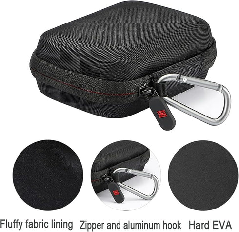 RAIACE Hard Travel Carrying Case for Set Enterprises Five Crowns Card Games, Protective Storage Bag. (Not Including Cards) - Black...