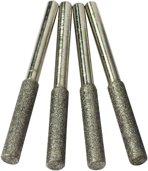 HTS 111C2-4 4 Pack 5/32" Diamond Chainsaw Sharpening Rotary Bit Set with 1/8" Shank...