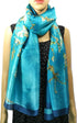 Shanlin Silk Feel Long Floral Satin Scarves for Women in Gift Box...