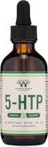 5HTP Liquid Drops - More Absorbable and Effective Than 5 HTP Capsules (60 Servings of 50mg 99%+ 5-HTP) Serotonin Supplement for Mood, Sleep, and R...