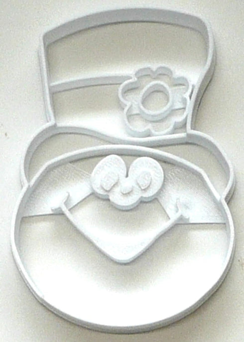 Frosty Themed Snowman Face Head Movie TV Character Christmas Cookie Cutter Made in USA PR2901...