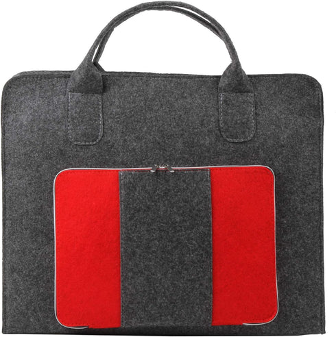 Storage Bag Felt Hand-held Shockproof 14.75 x 11.75 Inch 2.5 inch Thick for A4 Painting Light Pad Board Leaf Book Weeding Light Box (Plus Thick Si...