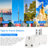 UK to US plug adapter, OFOAEEA 2 Pack UK to US America Plug Adapter, UK Plug Adapter to USA Converter, Converts All Type G Plugs from United Kingd...