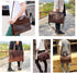 JAKAGO 140cm Universal Replacement PU Leather Shoulder Strap Adjustable Bag Strap with Metal Swivel Hooks for Crossbody Bag Briefcase Messenger Ba...