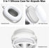 Silicone Case Cover for AirPods Max, Ear Pad Case Cover/Ear Cups Cover/Headband Cover for AirPods Max Headphones, Anti-Scratch Accessories Soft Si...