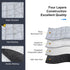 Car Windshield Snow Cover, Magnetic Windshield Snow Cover 4-Layer Protection for Snow, Ice, Frost, Sunlight, Car Windshield Cover with Side Mirror...