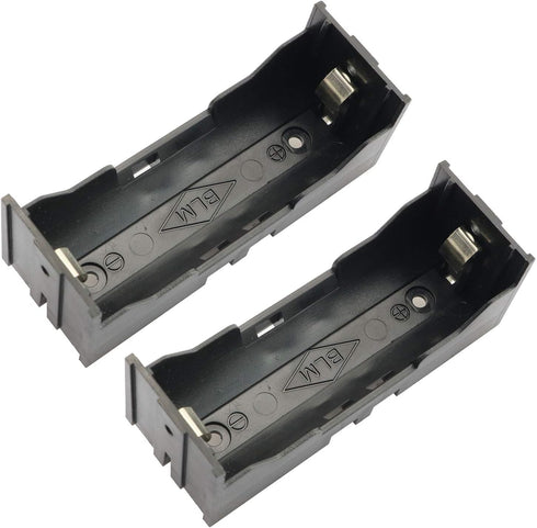 Tegg 2PCS 26650 Battery Holder for 26650 3.7V Lithium Battery Single Slot DIY Batteries Holder...