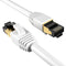 Cables Direct Online Cat8 White 7FT SFTP Ethernet Patch Cable 40Gbps 2000Mhz Connection 26AWG Shielded Copper RJ45 Connectors for Modems, Routers,...