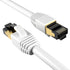 Cables Direct Online Cat8 White 7FT SFTP Ethernet Patch Cable 40Gbps 2000Mhz Connection 26AWG Shielded Copper RJ45 Connectors for Modems, Routers,...