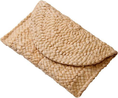 Freie Liebe Straw Clutch Purses for Women Summer Beach Bags Envelope Woven Clutch Handbags...