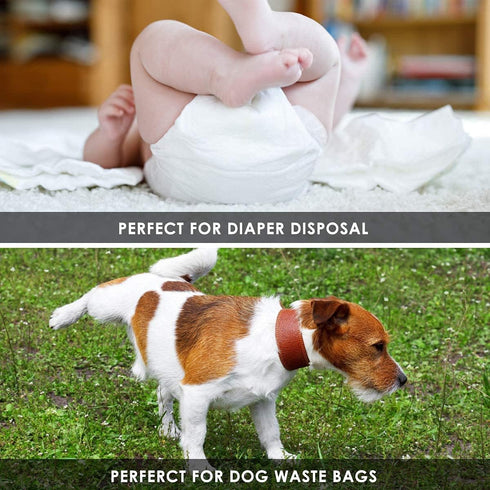 1.2 Gallon Small Trash Bags, Wastebasket Trash Bags for office, Home Waste Bin Trash Can Liners Pet Waste Bags Disposal Bags(Clear, 250 Counts/5 R...