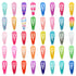 Toddler Hair Clips, Funtopia 80 Pcs (1.2 Inch, 3cm) Cute Mini Snap Hair Clips for Baby Girls Kids, Colorful Small Snap Barrettes Metal Barrette fo...