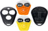 KeylessOption Keyless Entry Remote Control Starter Car Key Fob Case Shell Outer Cover 2 Button Pads for Viper Aftermarket Alarm...