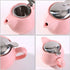 Small Ceramic Teapot With Stainless Steel Infuser For Loose Tea And Blooming Tea, Heat Resistant Ceramic Tea Pot And Tea Kettle, Perfect Tea Maker...