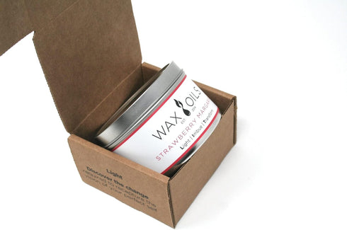 Wax and Oils Soy Wax Aromatherapy Scented Candles (Strawberry Margarita) 8 ounces. Single...