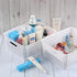 Obstnny Plastic Storage Baskets for Organizing, White Plastic Basket Bins, Set of 4...