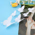 24pcs 3D Butterfly Removable Mural Stickers Wall Stickers Decal for Home and Room Decoration (White-24pcs)...
