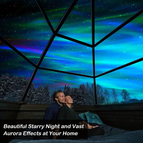 Aurora Lights Projector, Northern Light Projector with Remote Control, Night Light Projector for Kids Adults, for Gaming Room/Bedroom/Ceiling/Part...