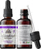 Elderberry Syrup, Organic Black Elderberry Extract for Immune Support, Non-GMO in Cold-Pressed Organic Vegetable Glycerin 2 Fl Oz...