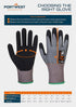 Portwest A722 Anti Impact Safety Work Gloves - Cut Resistant and Impact Reducing Protective Gloves Gray/Black Grey/Black, Large...