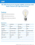 Feit Electric LED Clear A19 Medium Base Light Bulb - 40W Equivalent - 15 Year Life - 450 Lumen - 5000K Daylight - Dimmable | 4-Pack...