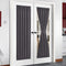 NICETOWN Grey French Door Curtains - Thermal Insulated Blackout Patio Door/Glass Door Window Curtain Panel for Privacy (One Piece, W54 x L72-Inch,...