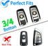 Soft Silicone Rubber Carbon Fiber Texture Cover Protector Compatible with BMW 1 3 4 5 6 7 Series and X3 X4 M5 M6 GT3 GT5 Keyless Remote Control Sm...
