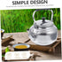 Metal Teapot Hot Tea Maker Outdoor Tea Kettle Stove Safe Teapot Tea Pot Wear-resistant Stovetop Kettle Camping Kettle Induction Heater Home Suppli...