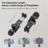 SMALLRIG Metal Phone Support with Cold Shoe Mount, Universal Cell Phone Mount Adapter Support Free Adjustment Joints, Phone Tripod Mount for iPhon...