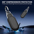 2 Pack Waterproof Keychain Holder Case for Samsung Galaxy SmartTag2, Tracker Protective Case Compatible SmartTag 2, Smart Tag 2 Holder with Key Ri...