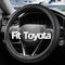 Car Steering Wheel Cover Compatible with Toyota Camry, Premium Leather, Sporty Design, Black...