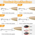 Veneers Edge Banding, U-Shaped Edge Banding, Countertop Edge Trim, Plywood Edge Banding, Soft Silicone Self Adhesive Edge Protector Strip (3mx18mm...
