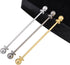3PCS Men's Classic Collar Bar Tie Necktie Pins Clasp Shirt 18K Gold Silver Plated Brass Collar Stay Bar Cravat Pin Stud Bar Clips...