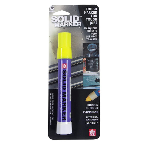 Sakura Solid Paint Markers - Permanent Marker Paint Pens - Window, Wood, & Glass Marker - Fluorescent Yellow Paint - 1 Pack...