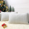 Booque Valley Rectangular Throw Pillow Covers, Pack of 2 Super Soft Elegant Modern Knit Lumber Cushions, Oblong Pillowcases for Sofa Bed Car Chair...