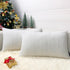 Booque Valley Rectangular Throw Pillow Covers, Pack of 2 Super Soft Elegant Modern Knit Lumber Cushions, Oblong Pillowcases for Sofa Bed Car Chair...