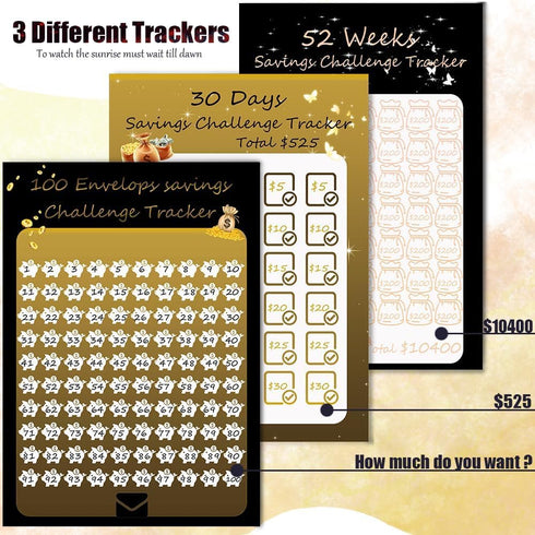 100 Envelopes Money Saving Challenge,Savings Challenges Book with Envelopes?Money Saving Budget A5 Binder with Cash Envelopes for Budgeting?libro ...