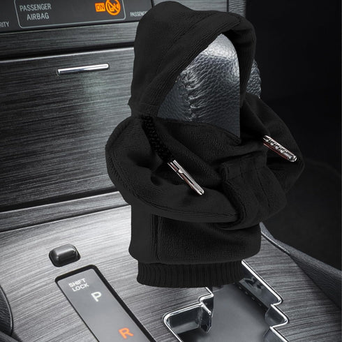 Car Gear Shift Cover, Universal Shift Knob Cover, Mini Hoodie for Car Shifter, Shift Knobs Fashionable Hooded Shirt Car Shifter Stick Protector De...