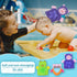 Bath Sponge Loofah for Kids Toddler Shower Kit, 3pcs Cartoon Animal Shapes, Stay Clean Bath Towel, Bathroom Kitchen Cleaning Sponges for Dishwashi...