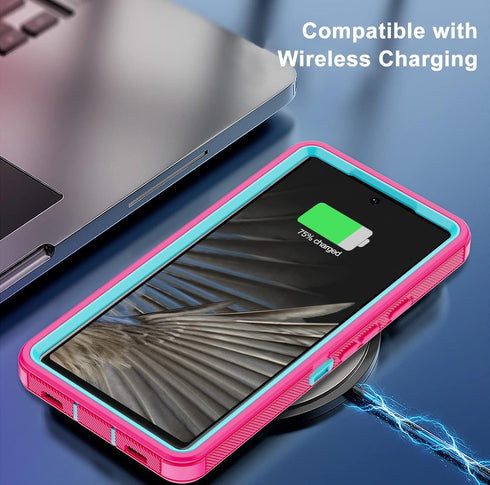 Annymall for Google Pixel 7 Pro Case with 2 Screen Protector,Full Body Shockproof Drop Protection Dustproof Heavy Duty Military Rugged Durable Cov...