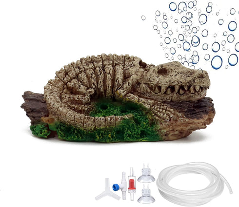 ALEGI Aquarium Air Bubbler Decorations,Air Bubbler Decor Ornament for Fish Tank (Dinosaur)...