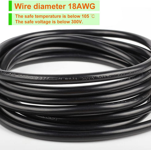 Trailer Wire Extension Plug, 4 Pin Trailer Wiring Harness Extender with Dust Cover Plug & Play Connectorn, 5ft, for Trailer Boat Car RV Truck...