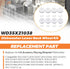 2023 Upgraded WD35X21038 Dishwasher Lower Rack Wheel Kit by Beaquicy - Replacement for G-E Ken-more May-tag Hot-point Dishwasher - Replaces WD12X10074 WD12X10076 WD12X0272 WD12X0427 - Pack of 8