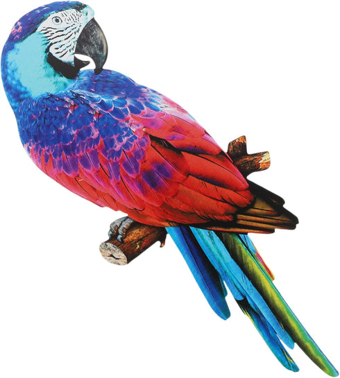 ARTIBETTER Large Metal Hornbill Wall Decor Tropical Bird Toucans Hanging Sculpture Metal Wall Art Pendant for Outdoor Patio Wall Fence Backyard Ga...