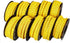 10 Rolls of 0-9 Number Tube,Yellow Flexible PVC Concave Cable Wire Markers Label Tag (6mm2)...